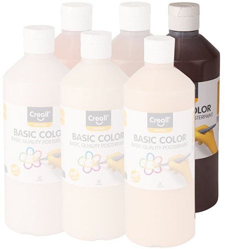 Creall plakkaatverf speelgoed 500ml huidskleur beige 59