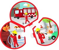 APLI Kids puzzel - beroepen en werkplekken karton educatief speelgoed-2
