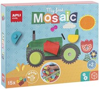 APLI Kids APLI - Mijn eerste houten Mozaïek (5 kaarten, 15 houten vorm