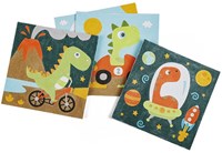 EurekaKids educatief spel zand dino - kleurrijk kartonnen speelgoed-2