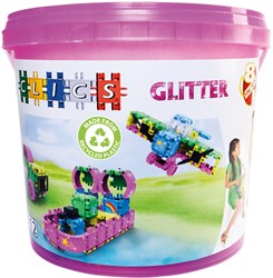 Clics blocs de construction - Coffret paillettes 8en1 - Jouet créatif à construire