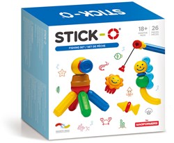 Stick-O magnetisch visspel bouwset voor peuters 26-delig speelgoed