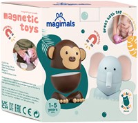 Clics magnetisch safari speelgoed - Magimals Wibly Wobly dieren badspeelgoed