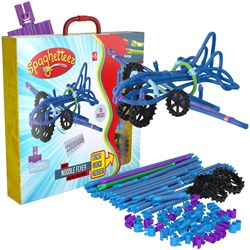 Clics jouet de construction Spaghetteez Noodle Flyer avion tiges flexibles 76 pièces