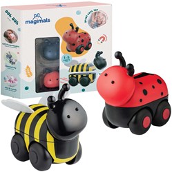 Clics magnetisch speelgoed Magimals Wheely Insects Box - 6-delig insecten speelset