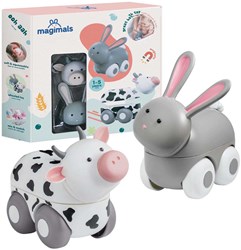 Clics magnetisch speelgoed boerderij dieren Magimals Wheely Farm Box 6-delig