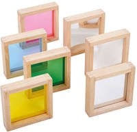 TickiT sensorisch speelgoed houten vierkanten - educatief spel-2