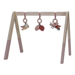 Little Dutch babygym houten speelgoed Flowers & Butterflies roze