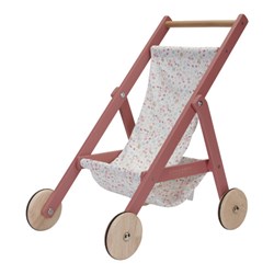 Little Dutch poussette poupée FSC jouet en bois buggy rose