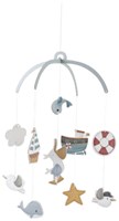 Little Dutch babymobiel Sailors Bay blauw decoratie FSC karton