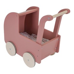 Little Dutch poussette poupée en bois Flowers & Butterflies LD7096