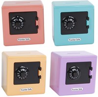 Mini geldkluis spaarpot met geheime code - speelgoed kluis 9cm