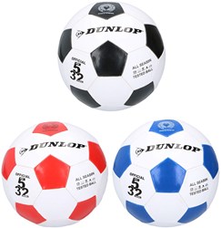 Ballon de football couleur classique taille 5 cuir synthétique blanc