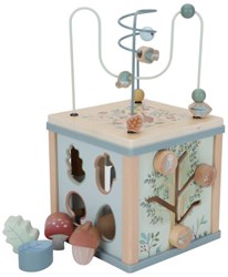 Little Dutch cube d'activités en bois Forest Friends FSC jouet éducatif