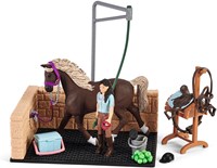 Schleich Horse Club - Wasplaats met Emily en Luna - Paardenspeelgoed-2