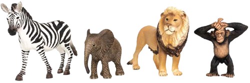 Schleich Wild Life Afrika speelfiguren starterset - 42721 safari dieren-3