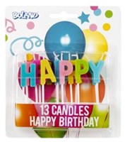 Bougies Joyeux Anniversaire 13 pièces 31071