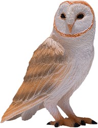 Mojo Wildlife kerkuil - realistische speelgoed uil voor kinderen