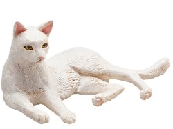 Mojo Pets speelgoed Kat Liggend Wit - 387368