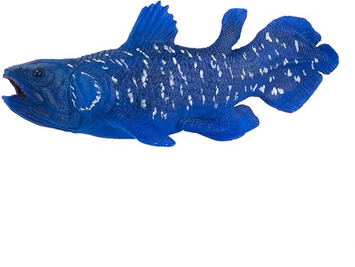 Mojo Sealife coelacanth speelfiguur blauw PVC oceaan