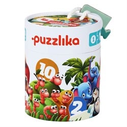 Puzzlika Puzzel - Dieren Tellen - 10x 2 stukjes