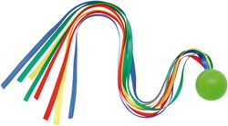Eduplay regenboogbal speelgoed met linten - kleurrijke comet ball