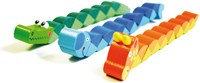 Eduplay houten dierenpuzzel slang - kleurrijk speelgoed voor kinderen-3