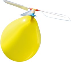 Eduplay ballon helikopter speelgoed set van 10 stuks multi kleur