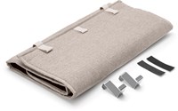 Brabantia kledingstoomdeken met deurhaken - stoomaccessoire grijs-3