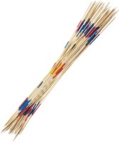 Mikado XXL houten spel 31 stokken multicolor educatief speelgoed-2