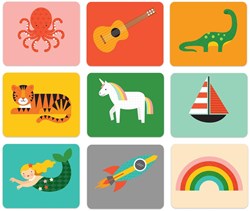 Petit Collage bordspel - Raadspel Wat Ben Ik? Kinderspel karton