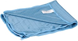 Chiffon microfibre pour vitres bleu 40x50 cm nettoyage sans traces