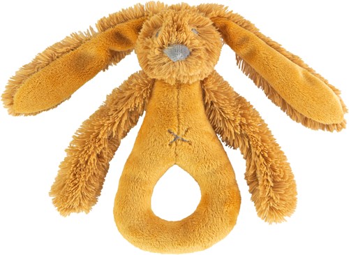 Happy Horse rammelaar Konijn Richie okergeel - baby cadeau