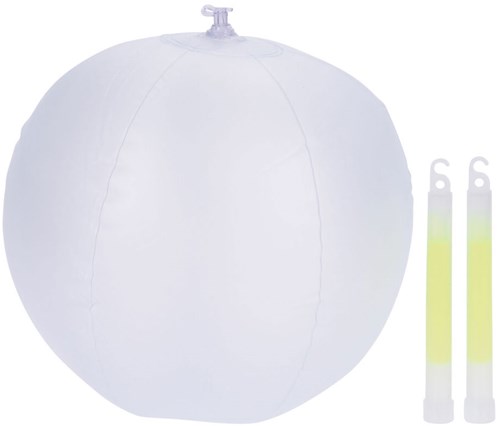 Glow in the Dark ballon groen latex feest 23 cm lichtgevend-2