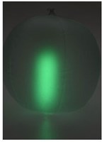 Glow in the Dark ballon groen latex feest 23 cm lichtgevend-3