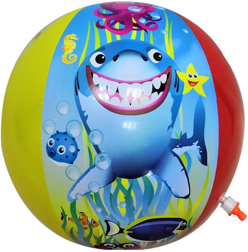 Balle à eau ballon de plage 60cm jouet multicolore-2