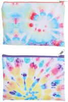Tie-dye etui kleurrijk PU-kunststof etui voor kinderen school
