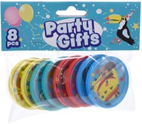 Geduldspelletje uitdeelcadeautjes - ronde spelletjes in 4 kleuren, 8 stuks