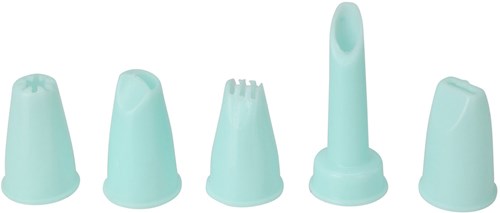 Bakset unicorn roze siliconen 10-delig voor kinderen met cakevorm-2
