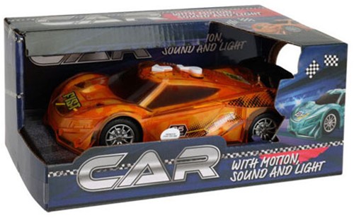 Raceauto met Licht en Geluid, 21cm