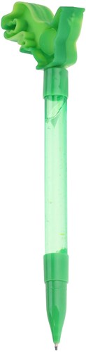 Balpen figuur Pop It glitter speelgoed pen multi kleuren-2