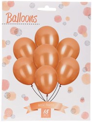 Ballonnen 18 stuks rosegoud 30cm feestdecoratie verjaardag