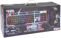 Gaming Set Muis Toetsenbord Koptelefoon 3in1