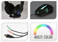 Gaming Set Muis Toetsenbord Koptelefoon 3in1-3