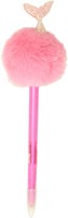 Balpen zeemeermin met pompom - kleurrijke kinderpennen accessoire