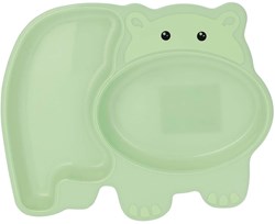 Assiette bébé cheval animaux vaisselle enfant silicone adaptée