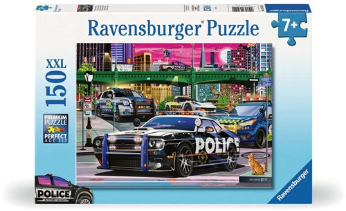 Ravensburger puzzle Police on Patrol - Puzzle enfant - 150 pièces XXL