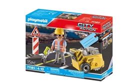 Playmobil Gift Sets - Bouwvakker met randensnijder 71185