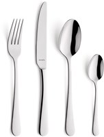 Amefa bestekset Austin 24-delig zilver RVS modern design