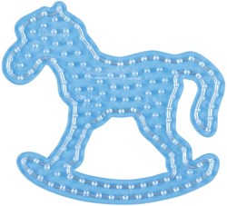 Hama Maxi perles à repasser cheval à bascule - plaque transparente jouet